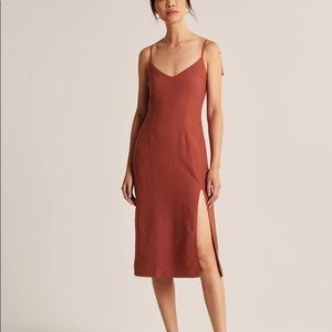 Linen Midi Dress